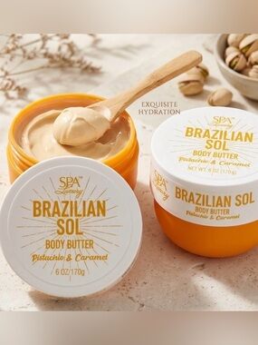 Spa Luxury Brazilian Sol Pistachio & Caramel Body Butter